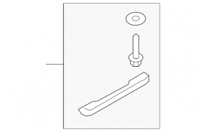 Ceiling handle rear left Hyundai Kona 18-23 gray