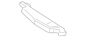 Front bumper bracket lower right Porsche Panamera 14-16
