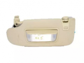 Left visor Ford Fusion mk5 13-20 beige, without hook, without plug, for cleaning