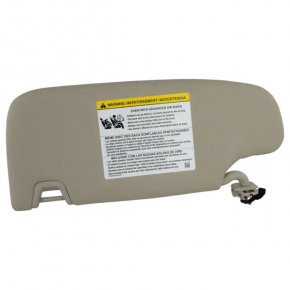 Right visor Lincoln Nautilus 19-23 beige, without hook