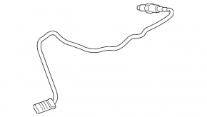 Lambda probe left second BMW 5 G30 18-19 4.4T