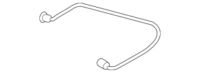 Cooling return pipe tank-head BMW F30 12-18