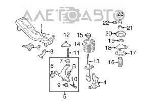 Subaru b9 Tribeca front subframe