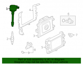 Ignition coil Honda Civic XI FE/FL 22-24 2.0