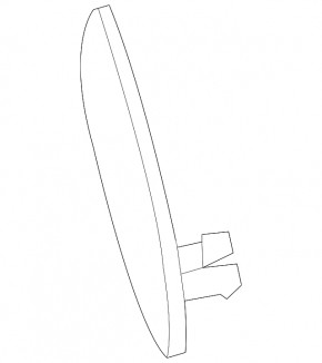 Volvo XC60 09-13 front bumper tow hook cap