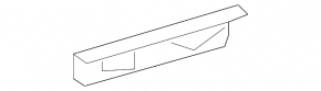 Front bumper mount, left upper, VW Passat 06-10