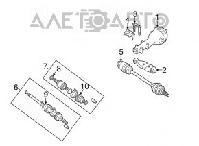 Subaru Outback 15-19 Gearbox Bracket Rusty