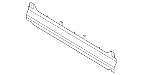 Lower radiator deflector Audi Q7 4L 10-15