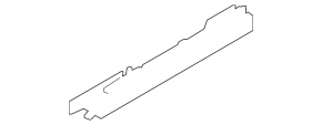 Left front bumper lower reinforcement fang Mini Cooper 14-24