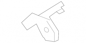 Upper right headlight mount for BMW 3 F30 12-18