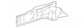 Outer part of the front right side member of the Lexus IS 14-16