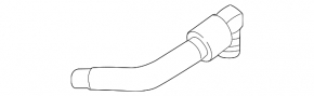 Cooling system hose VW Beetle 14-17 1.8T automatic transmission