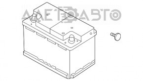 Battery 12v MINI COOPER F56 14- 77Ah 780A Euro +-Reverse EXIDE
