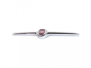 Fiat 500X 16-18 prerest front bumper molding chrome, with badge