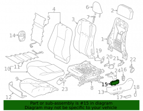 Driver's seat control for Toyota Rav4 13-18
