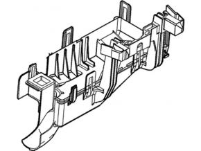 Ford Flex 09-12 Underhood Fuse Box Housing