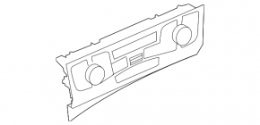 Climate control for the Audi A4 B8 08-12 pre-restyling without heating