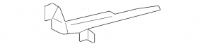 Front left fender bracket for Audi A4 B9 17-20 (lower)