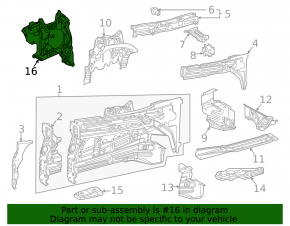 Right engine shield insulation Mercedes X167 GLS 450 20-26