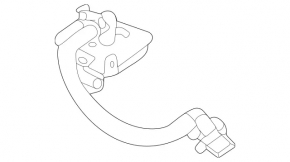 Windscreen washer nozzle rear Mercedes W167 GLE 350 450 20-23