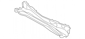 Wiper grille tray plastic Ford Fiesta 11-19