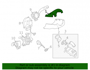 Mazda6 09-13 Steering Column Bezel