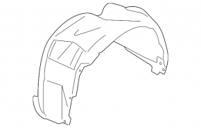 Front left mudguard Ford Mustang mk6 18-rest