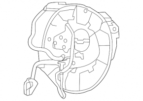 Ford Edge 17-24 steering wheel cable for active steering without a steering angle sensor