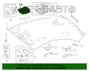 Front light for Mercedes CLA 14-16