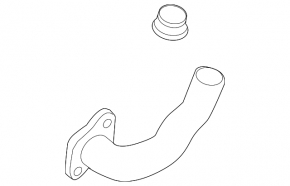 EGR pipe short VW Jetta 11-18 USA TDI
