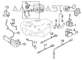 EGR pipe short VW Jetta 11-18 USA TDI