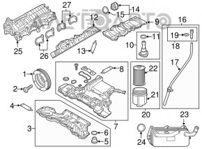 Oil level sensor for Audi A6 C7 16-18 3.0T CREC