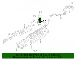 Fuel pump for Nissan Pathfinder 13-20