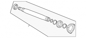 Intermediate shaft Chevrolet Malibu 13-15 2.5