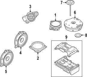 Nissan Murano z52 15-24 Bose Audio Amplifier