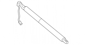 Right tailgate shock absorber BMW 6 GT G32 18-19 electric
