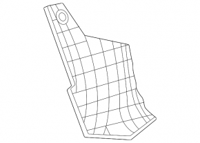 Rear bumper mount lower right Toyota Venza 21-