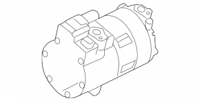 BMW F30 16-18 PHEV Air Conditioning Compressor