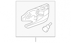 Door handle inner front right Toyota Camry v50 12-14 usa