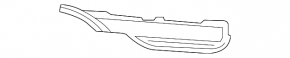 Right rear bumper lip for Honda Fit 15-20 2018-20