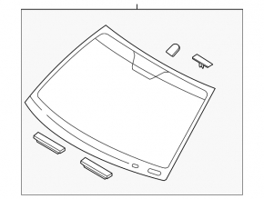 Windshield Hyundai Sonata 15-15 no