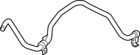Air conditioner tube compressor-heater second Infiniti QX50 19-20