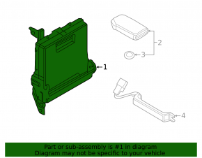 BODY CONTROL MODULE Kia Forte 19-24