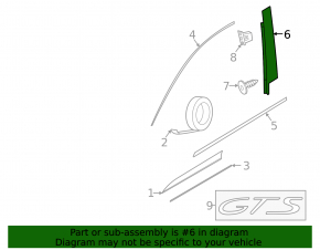 Door trim side front left Porsche Macan 15-18