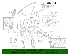 Seat heating buttons front left Mercedes W213 E 17-23 without ventilation