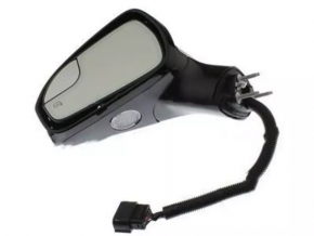 Left side mirror complete Ford Fusion mk5 13-20 7 pins, turn signal, heating, backlight, graphite, scale on mirror element