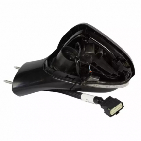 Left side mirror complete Ford Fusion mk5 13-20 7 pins, turn signal, heating, backlight, graphite, scale on mirror element