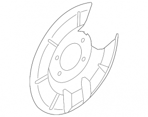 Brake Disc Cover Front Right Ford Escape MK4 20-24