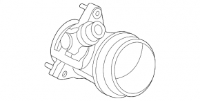 Air duct for the BMW 3 G20 20-26 B58 turbine