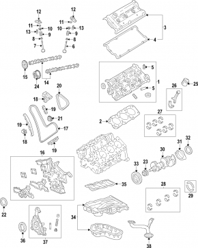 Crankshaft Lexus RX350 16-22 2GR-FKS